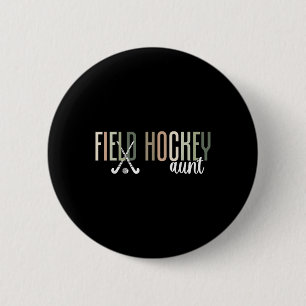 Tante Feldhockey eines Feldhockeyspielers Tante Button