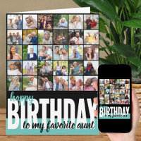 Tante Foto Collage 31 Bild glücklich Geburtstag