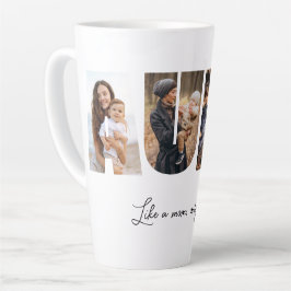 Tante Foto Collage Latte Tasse