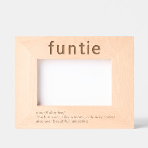 Tante Funny Definition Laser Etted Picture Frame Geätzte Rahmen