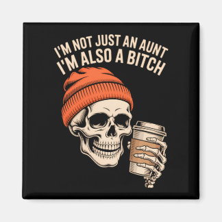 Tante Funny Skeleton Tante Magnet