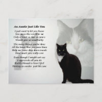Tante Gedicht - Katzendesign