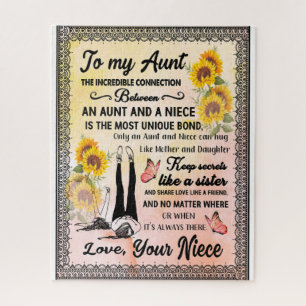 Tante Geschenke   Brief an meine Tante Liebe aus N Puzzle