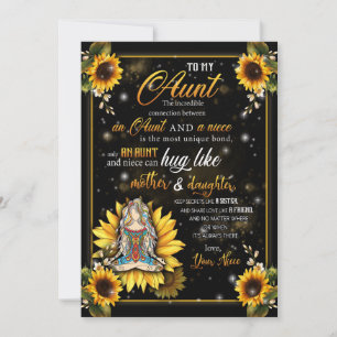 Tante Geschenke   Brief an meine Tante Liebe von N Feiertagskarte