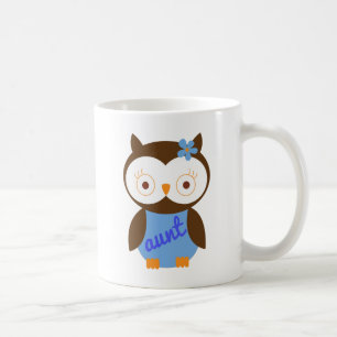 Tante Gift With Owl Kaffeetasse