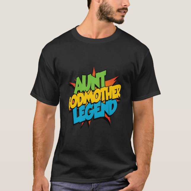 Tante Godmutter Legend Lieblings Tante Familie Tau T-Shirt (Vorderseite)