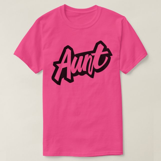 Tante Graffiti Style T-Shirt (Design vorne)