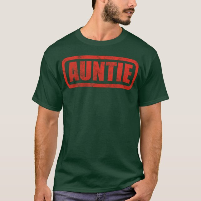 Tante Grafik Freund T-Shirt (Vorderseite)