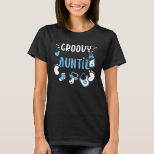 Tante Groovy Auntie Baby Boy Redewendungen T-Shirt