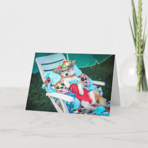 Tante Gussy Birthday Card Karte