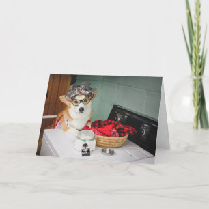 Tante Gussy blank Karte