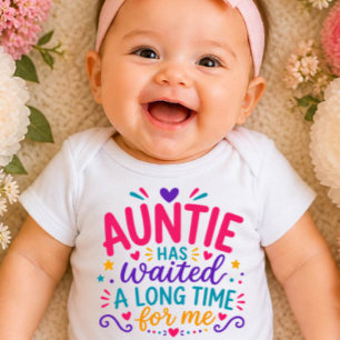 Tante Hat Wartens Bunter Baby-Bodyanzug Baby Strampler