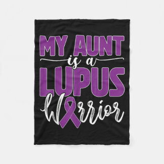 Tante ist eine Lupus-Kriegerin Familienunterstützu Fleecedecke