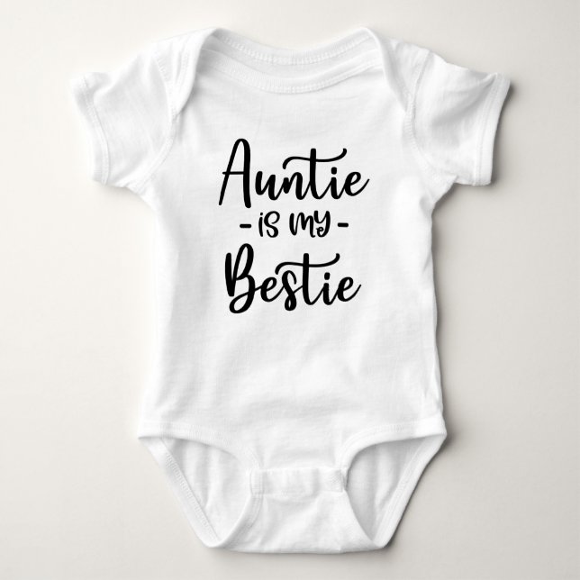 Tante ist mein Bestie Baby Strampler (Vorderseite)