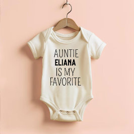 Tante ist mein Lieblings-Trendgeschlecht neutral Baby Strampler