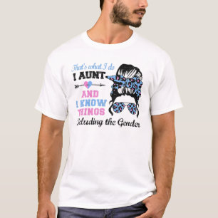 Tante Keeper, die Ideen des Party der Geschlechter T-Shirt