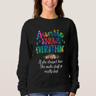 Tante kennt alles, was die Gefärbte Krawatte für F Sweatshirt