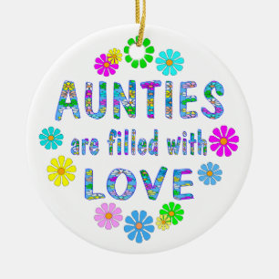 Tante Keramik Ornament