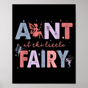 Tante Kleine Fee Erste Geburtstagsillustration Poster