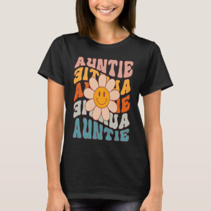 Tante lächelt Blume Niedliche Tante Niece Nephew I T-Shirt