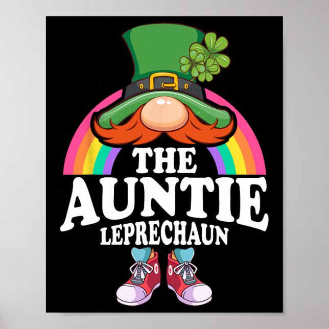 Tante Leprechaun St Patricks Day Costume Poster (Vorne)