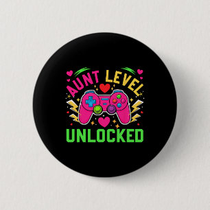 Tante-Level freigeschaltet Vater-Tag Gamer erwarte Button