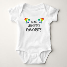 Tante Liebe Hearts Niece Nephew Favorite Baby Strampler