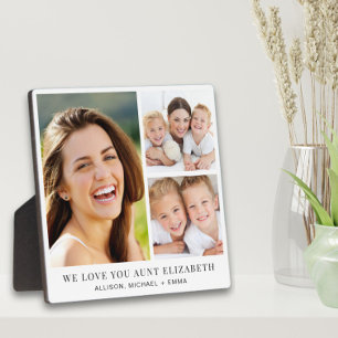 Tante Liebe Sie 3 Foto Collage Fotoplatte