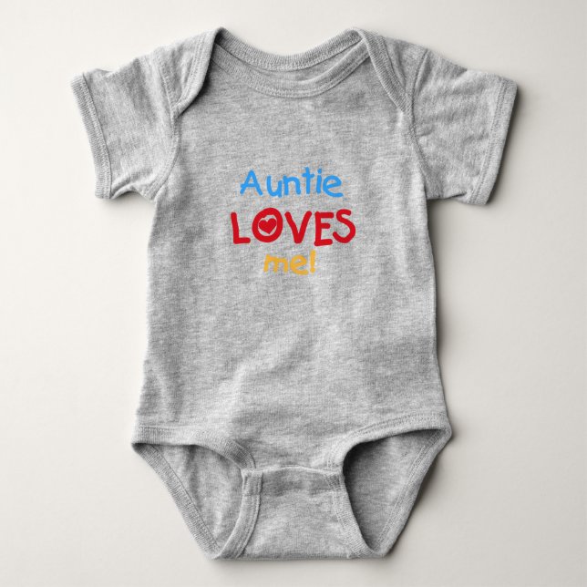 Tante Lieben Baby Strampler (Vorderseite)