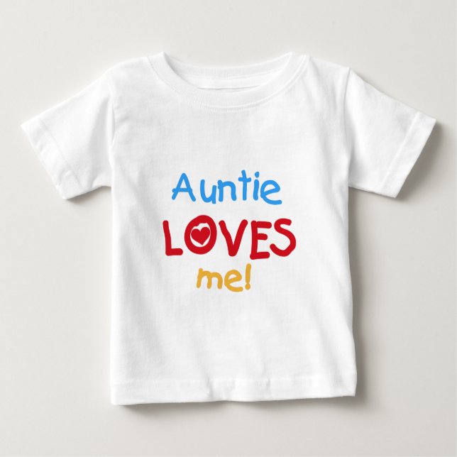 Tante Lieben Baby T-shirt (Vorderseite)