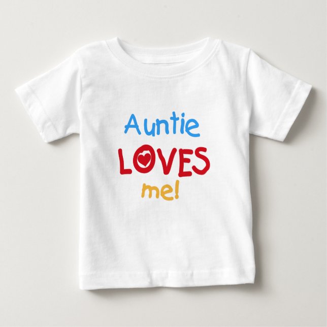 Tante Lieben Baby T-shirt (Vorderseite)