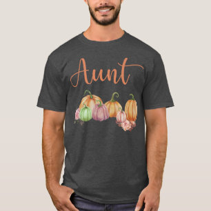 Tante Little Pumpkin Erster Geburtstag Herbstkürbi T-Shirt