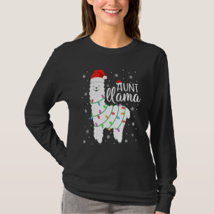 Tante Llama Funny Christmas Lama Traumstrecke Airo T-Shirt