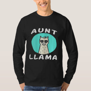 Tante-Llama-Passende-Familien-Geburtstags-Alpaka f T-Shirt