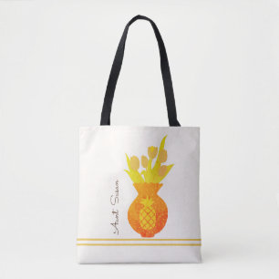 Tante Name Ananas Tulip Hübsch florale Moderne
