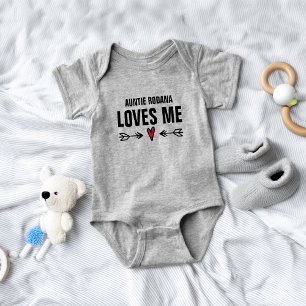Tante Name Liebe Baby Strampler