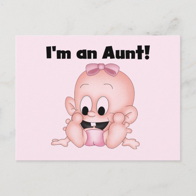 Tante New Niece Tshirts und Geschenke Postkarte (Vorderseite)