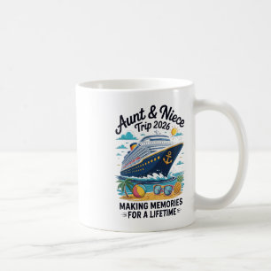 Tante Nichte Kreuzfahrt-Trip 2026 Sommerferien Übe Kaffeetasse