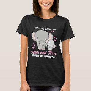 Tante Niece Bond Liebe Niedlich Elephant T-Shirt