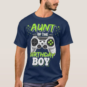 Tante of the Birthday Boy Matching Video Game Birt T-Shirt