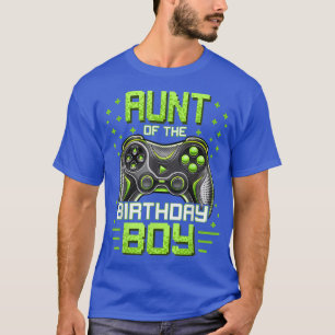 Tante of the Birthday Boy Matching Video Game Birt T-Shirt