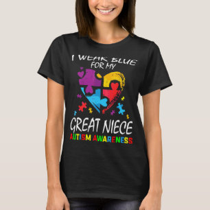 Tante Onkel ich trage Blau für meinen großen Nicht T-Shirt