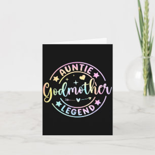 Tante Patentante Legende Retro Godmama Muttertag Karte