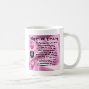 Tante Poem - 60. Geburtstag Tasse