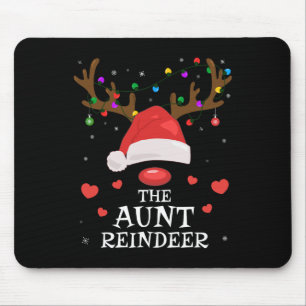 Tante Reindeer Familie Matching Weihnachtsfest Aun Mousepad