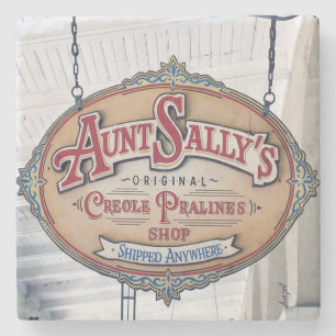 Tante Sallys Pralines Untersetzer, New Orleans Steinuntersetzer