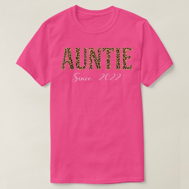 Tante Seit 2022 Nephew Niece Baby Neugeborene Mama T-Shirt (Design vorne)