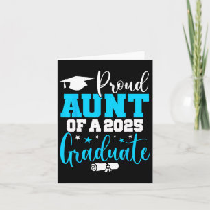 Tante Senior 2025 Proud Tante of a Cl of 2025 Grad Karte