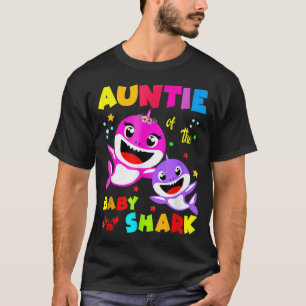 Tante Shark Birthday Auntie Shark T-Shirts Family 