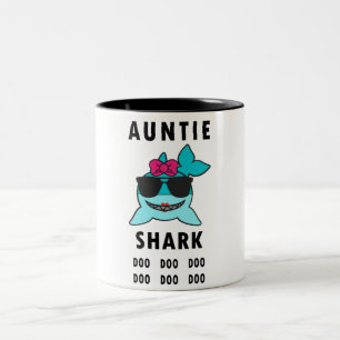 TANTE SHARK DOO DOO DOO ZWEIFARBIGE TASSE